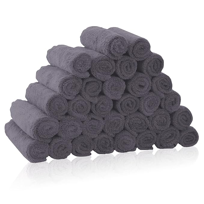 32 Pack Baby Washcloths by BAMBOO+QUEEN