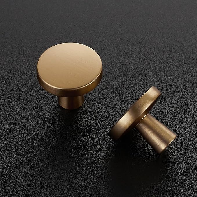 Ravinte 25 Pack Drawer Pulls 1-1/4 Inch Kitchen Cabinet Knobs Solid Round - Image 2