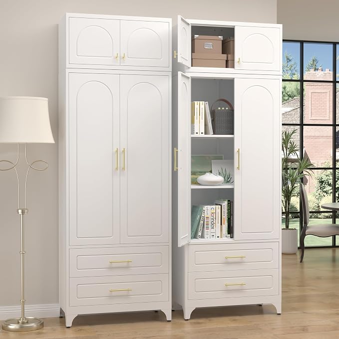 Kitchen Pantry Cabinet，90" Storage Cabinets by Steeloong