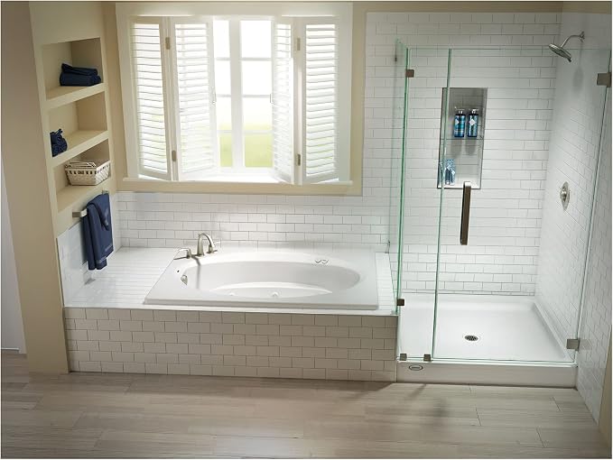Jacuzzi SIGNATURE Acrylic Drop-In Bathtub, Heated Jet Massage Tub, Slip - Image 5