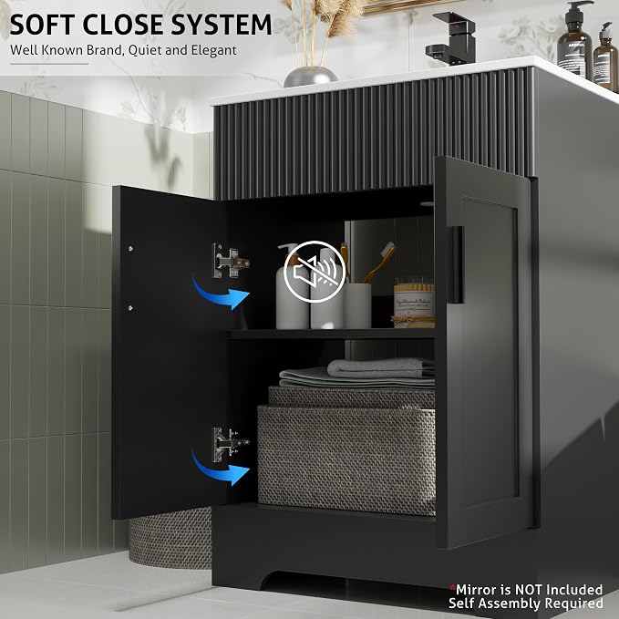 eclife 24" Bathroom Vanities Sink Combo - Image 6