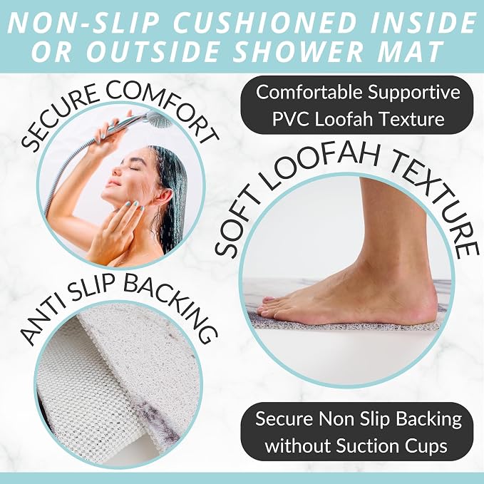 Non Slip Bathtub Mat Shower Mat - Image 2
