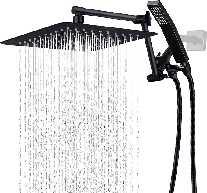 G-Promise All Metal 12 Inches Rainfall Shower Head by G-Promise