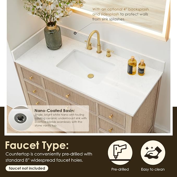 ALTAIR 48 Inch Bathroom Vanity - Image 4