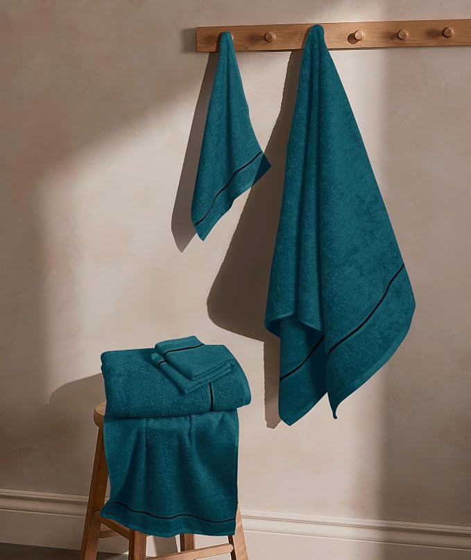 MyOwn Ultra Soft 6 Pack Cotton Towel Set, Contains 2 Bath Towels 28x55 inch - Image 3