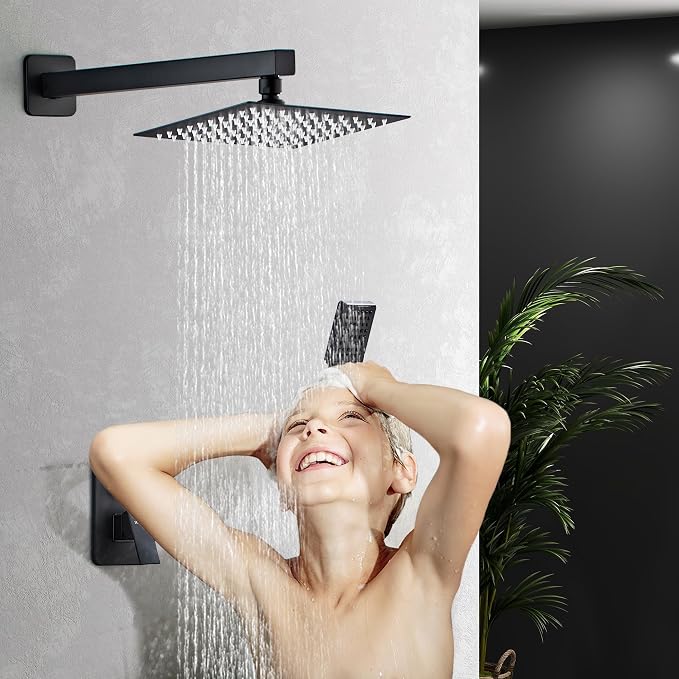 Shower Head Matte Black, Shower Faucet Set Bathroom Shower System - Image 7
