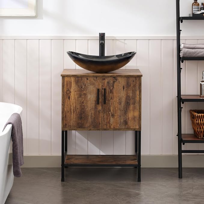 UEV Rustic Brown 24" Bathroom Vanity by YourHomeExcellentVendor
