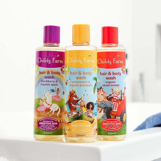 Childs Farm Blackberry & Organic Apple Hair & Body Wash 250ml - Image 5