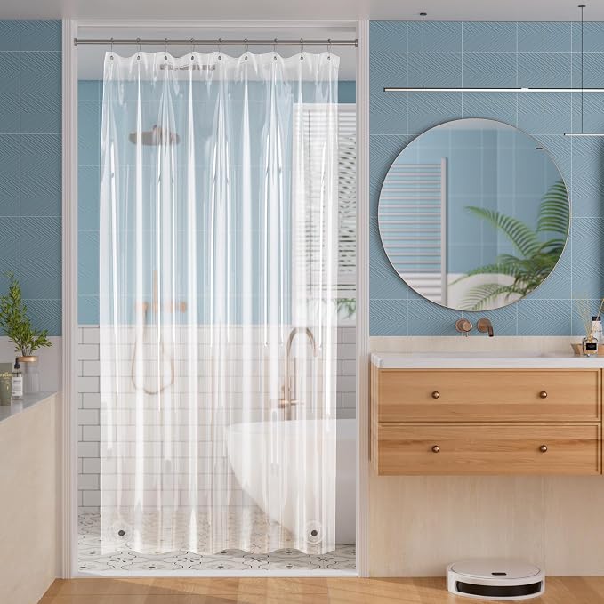 Titanker Plastic Shower Curtain Liner by Titanker
