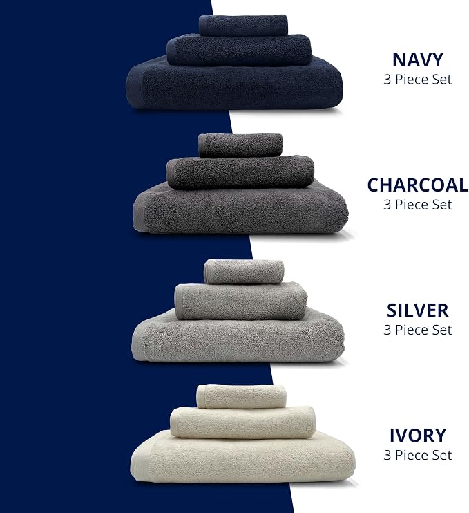 Lincoln & Palm 3 Piece Turkish Towels Set, Plush 700 GSM Spa & Hotel Quality - Image 4