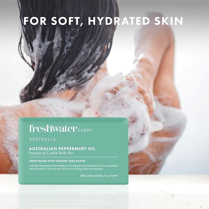 Freshwater Farm Australia Energizing Castile Natural Bar Soap - Image 6