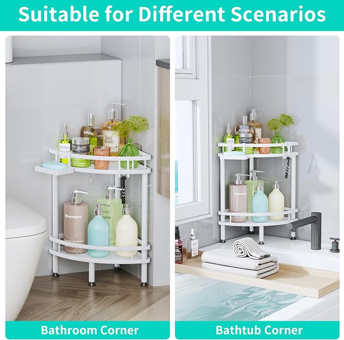 HapiRm Standing Corner Shower Caddy - Image 5