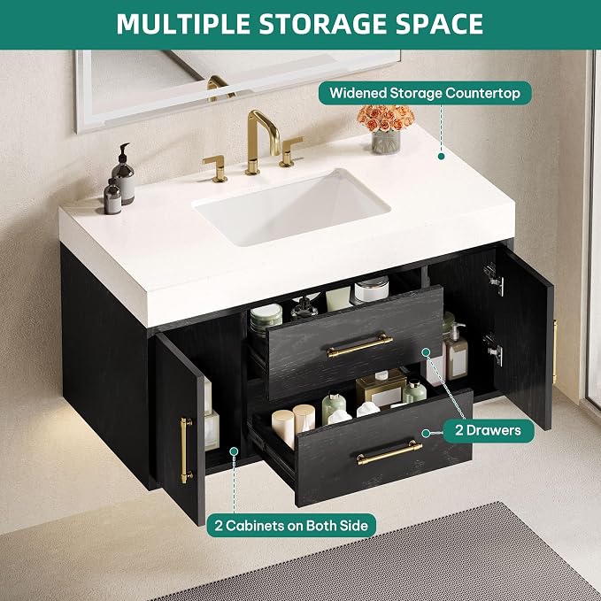 YITAHOME 40 Inch Floating Vanity - Image 3