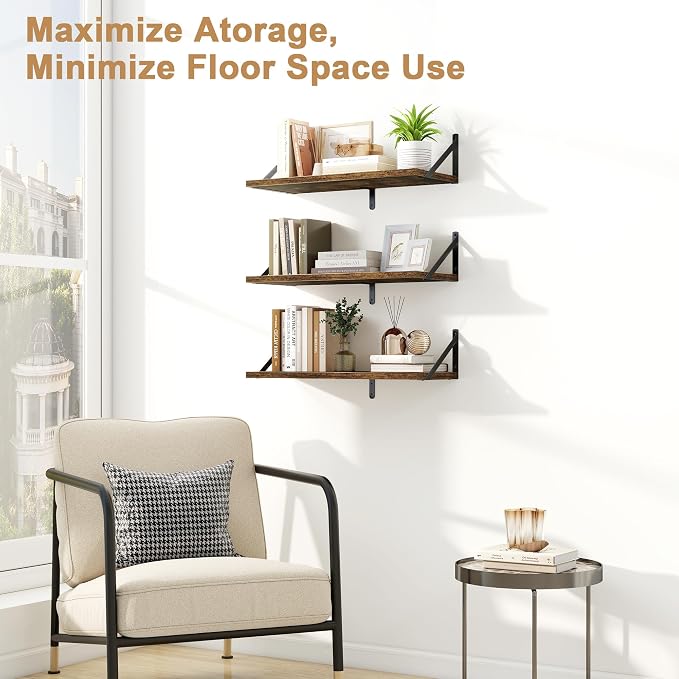 Fun Memories Floating Bookshelves, Decorative Wall Shelf - Image 5