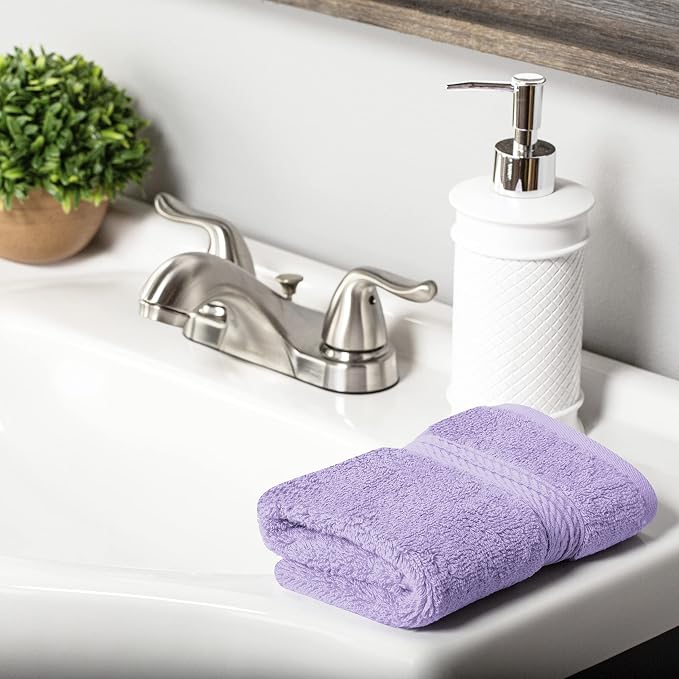 BLUENILEMILLS BNM Egyptian Cotton 6-Piece Towel Set, Includes 6 Face Towels - Image 3