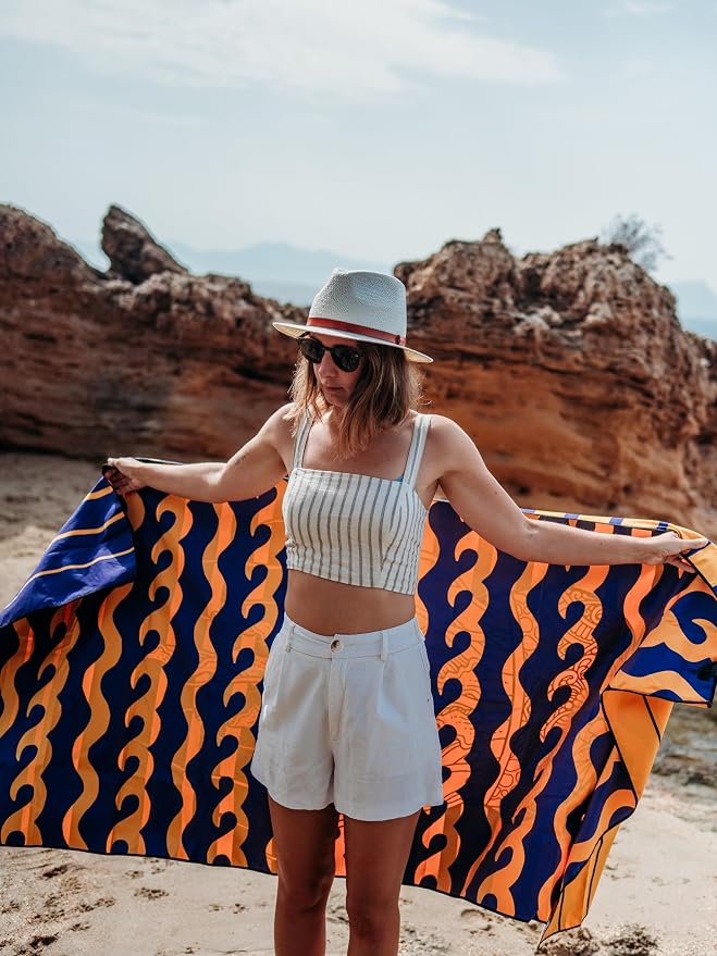 4Monster Microfiber Beach Towel Quick Dry, Super Absorbent Lightweight Travel - Image 6