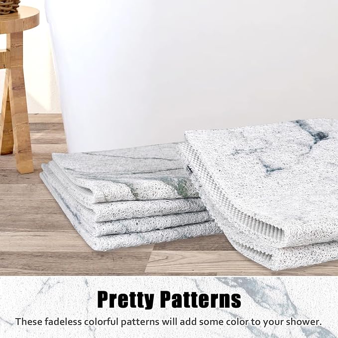 Square Shower Mat Non Slip: 27x27 Inch Shower Floor Mat - Image 8