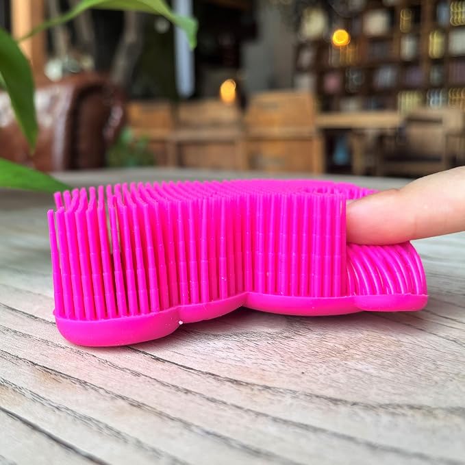 Premium Sensory Brush for Kids or Autism, Soft Silicone Body Scrubber, 2 in 1 - Image 4
