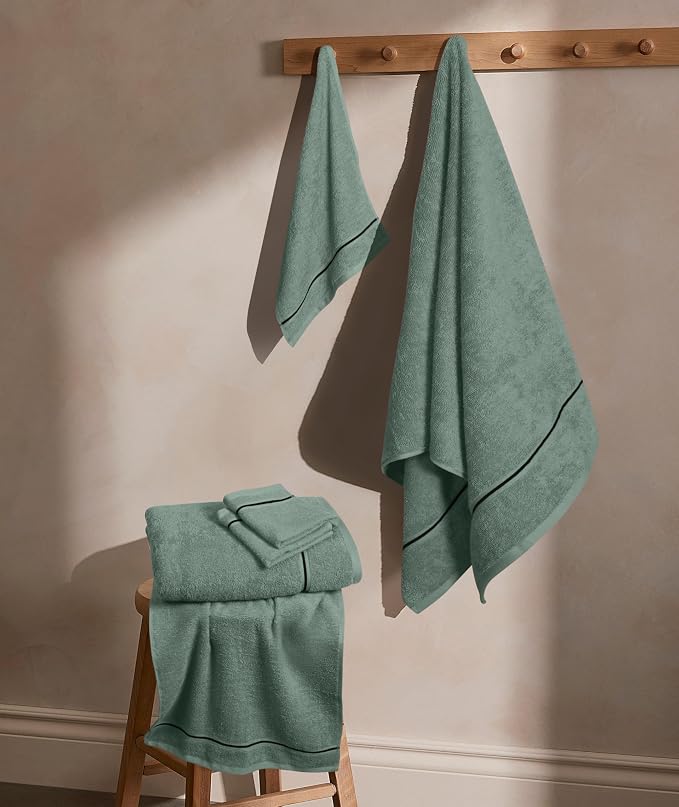 MyOwn Ultra Soft 6 Pack Cotton Towel Set, Contains 2 Bath Towels 28x55 inch - Image 3