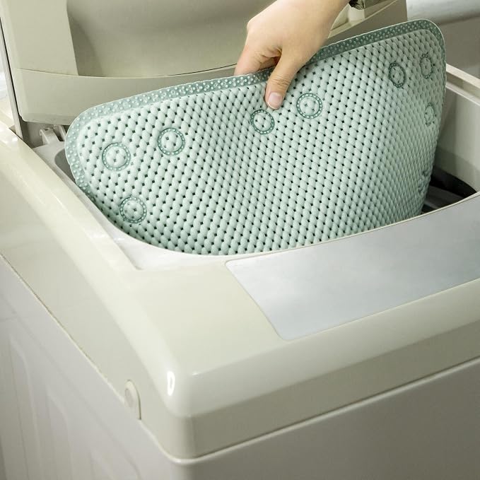 Double Layer Foam Non Slip Bathtub Mat 37x17in, More Comfortable and Thicker - Image 7