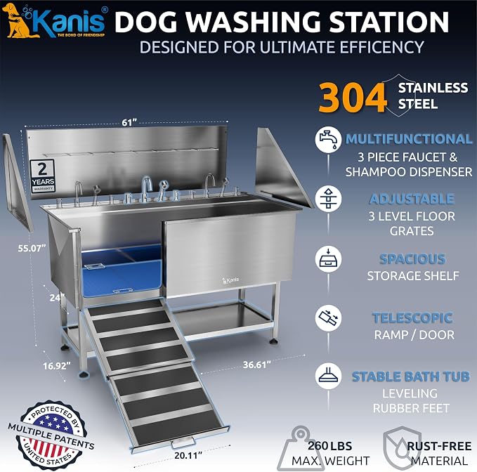 KANIS Professional Dog Washing Station - Image 2