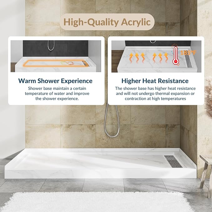 MORVANO 60 x 32 Shower Base - Image 8
