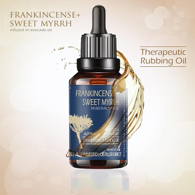 BALM OF GILEAD Neuropathy Frankincense & Sweet Myrrh Therapeutic Rubbing Oil - Image 2