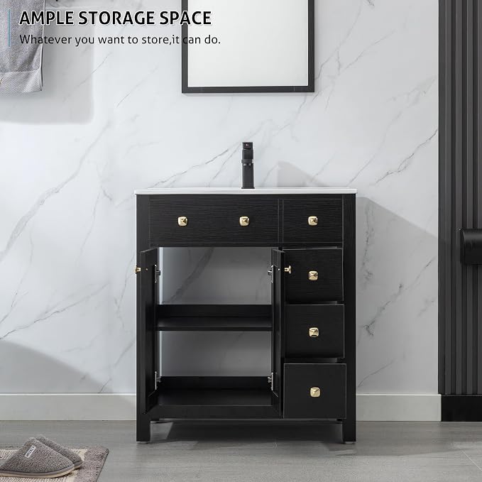LUCKWIND 30" Bathroom Vanity - Image 5