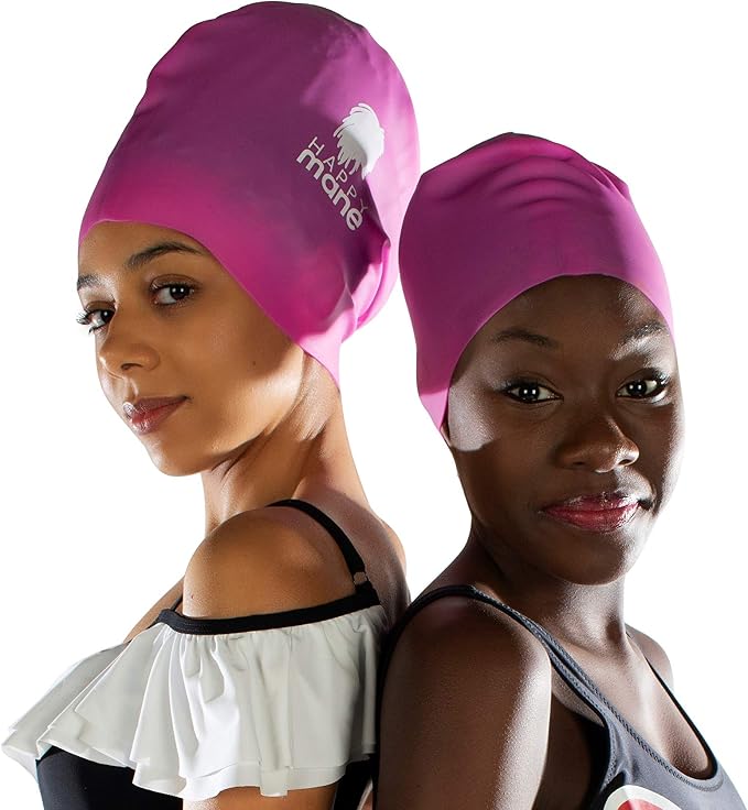 Large Extra Large XL Silicone Swim Cap - Image 8