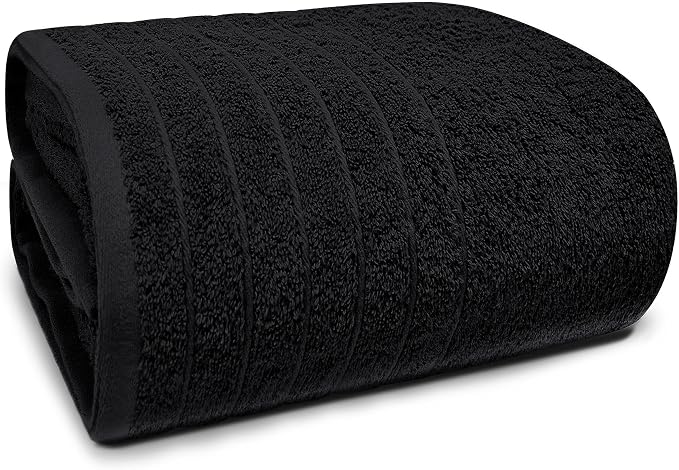 Tens Towels Pack of 1 Jumbo Bath Sheet 40 x 80 Inches, Extra Large & Light by TensTowels