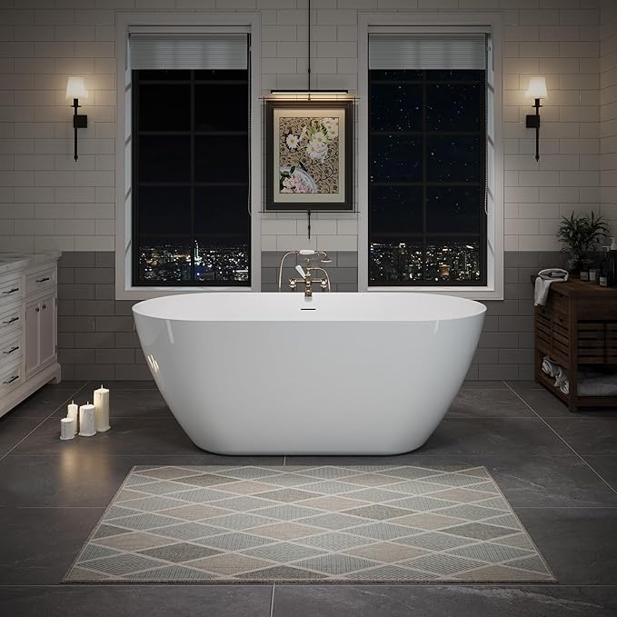 ABRUZZO 55" Acrylic Freestanding Bathtub by ABRUZZO