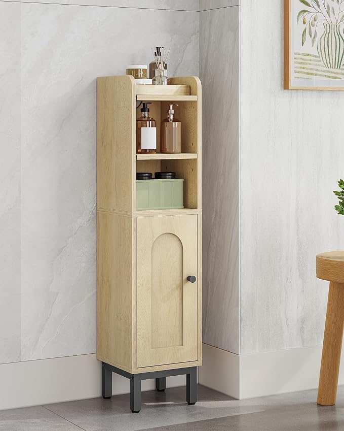 Bathroom Storage Cabinet, Small Corner Floor Cabinet - Image 4
