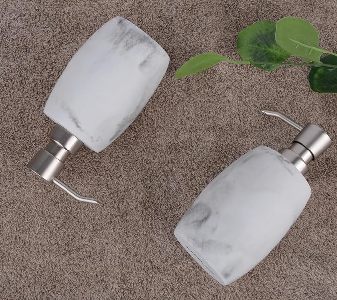 Resin Soap Dispenser Set 2, Refillable Hand Soap Dispenser - Image 5