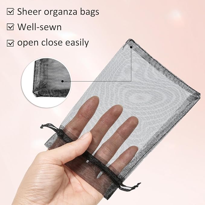 Hopttreely 100pcs Organza Bags - Image 3