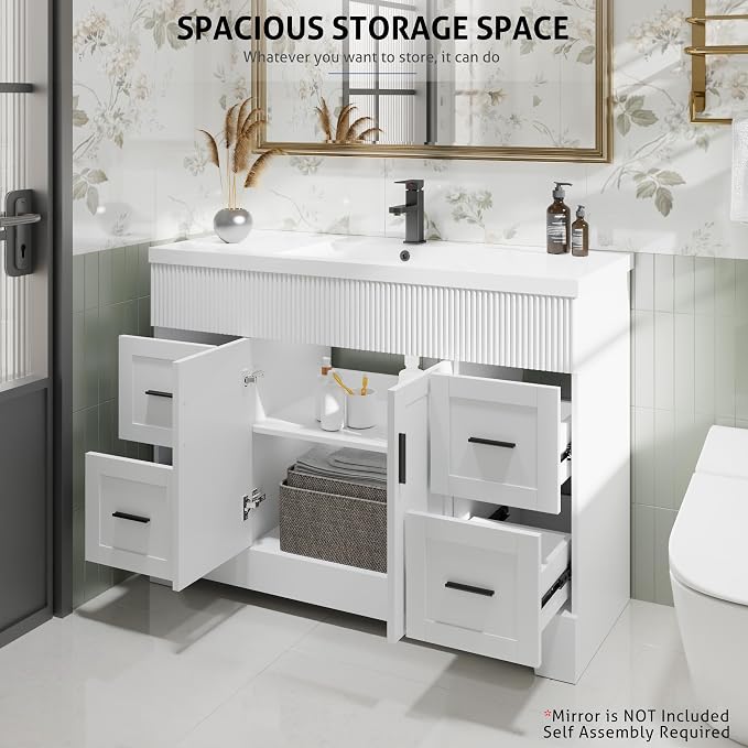 eclife 48" Bathroom Vanities Sink Combo - Image 5