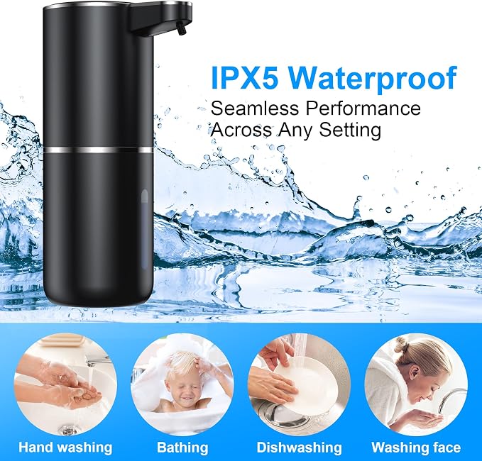 Automatic Soap Dispenser Touchless, Liquid Soap Dispenser 4-Level Adjustable - Image 6