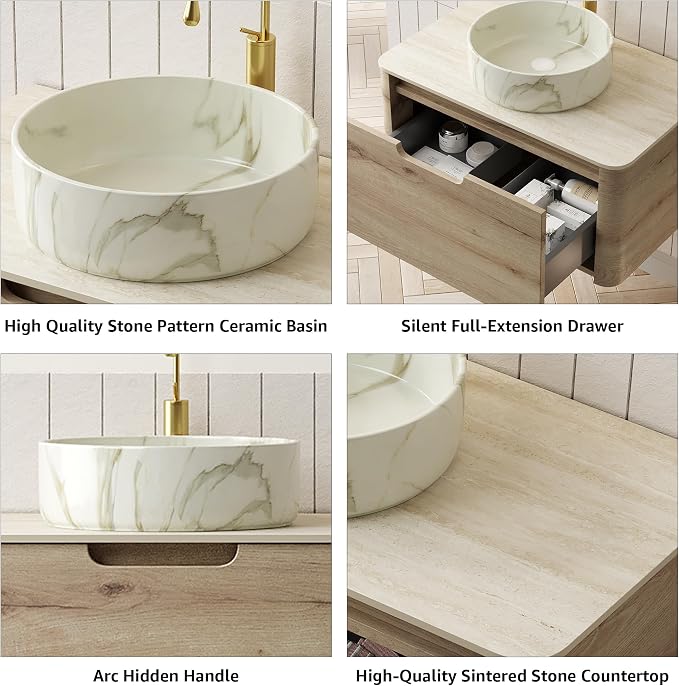 Yayzy 36” Floating Vanity Cabinet - Image 5