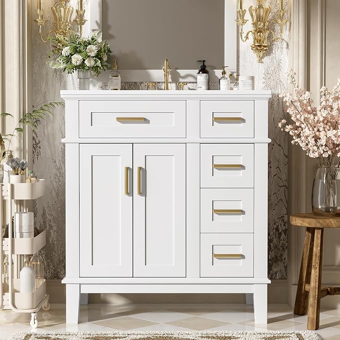 Harper & Bright Designs 30" Bathroom Vanity - Image 3