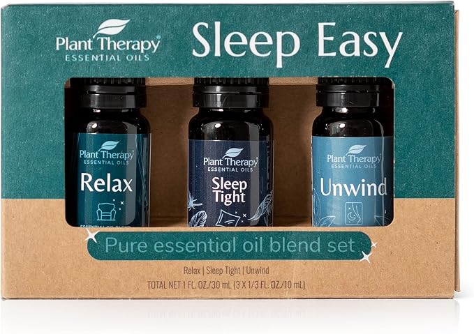 Plant Therapy Sleep Easy Essential Oil Blend Set 10 mL Each of Relax, Sleep - Image 8