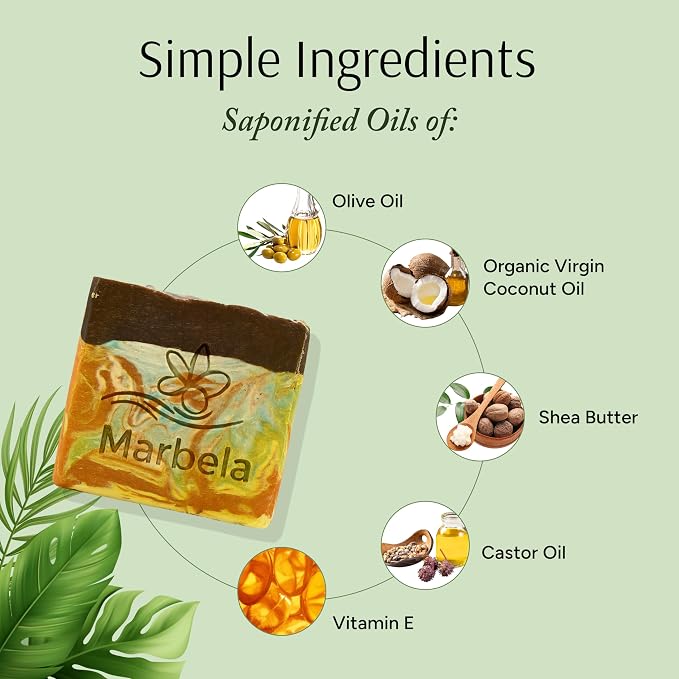 Marbela Cosmetics Cabin Spice Handmade Soap Bar - Image 3