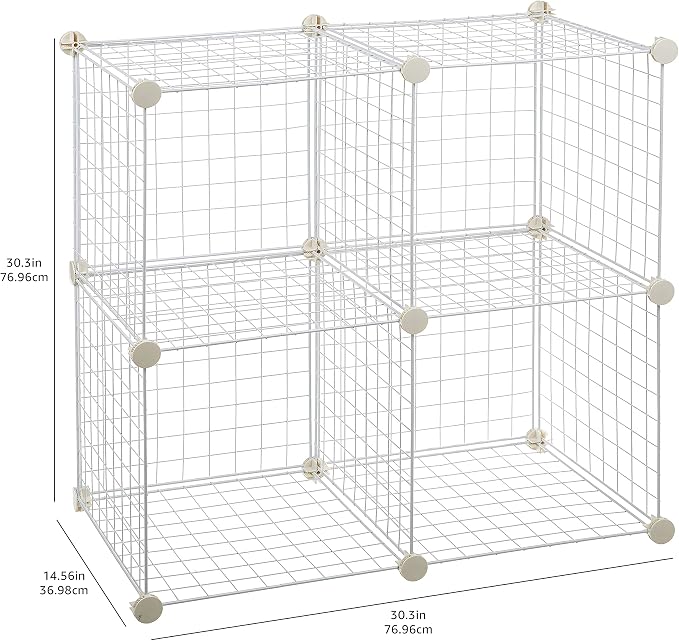Amazon Basics 4 Cube Storage Organizer - Image 3