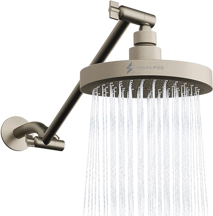 SparkPod Round Rain Shower Head by SparkPod