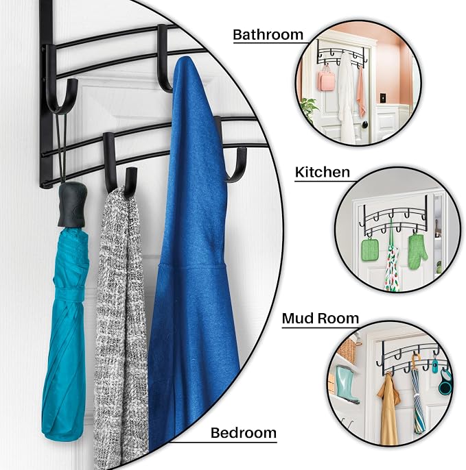 LYNK Professional® Home™ Over Door Hooks Rack - Image 3