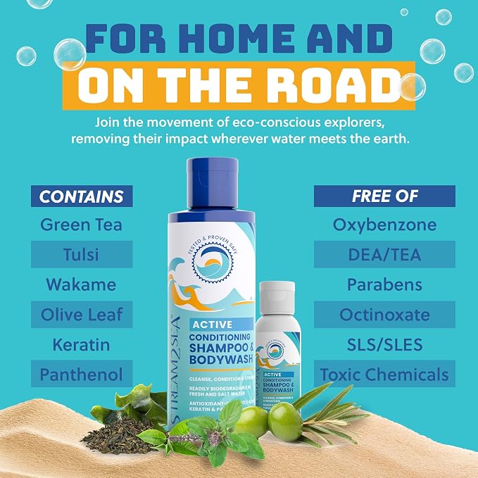 Non Toxic Shampoo and Conditioner, Body Wash 3 in 1 - Image 6
