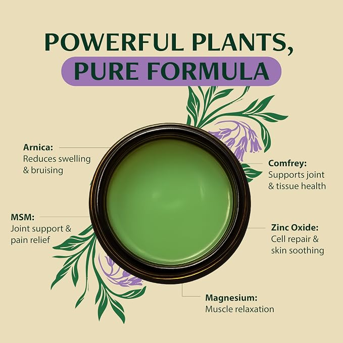 Wild Healing Comfrey Salve – Concentrated Herbal Balm - Image 4