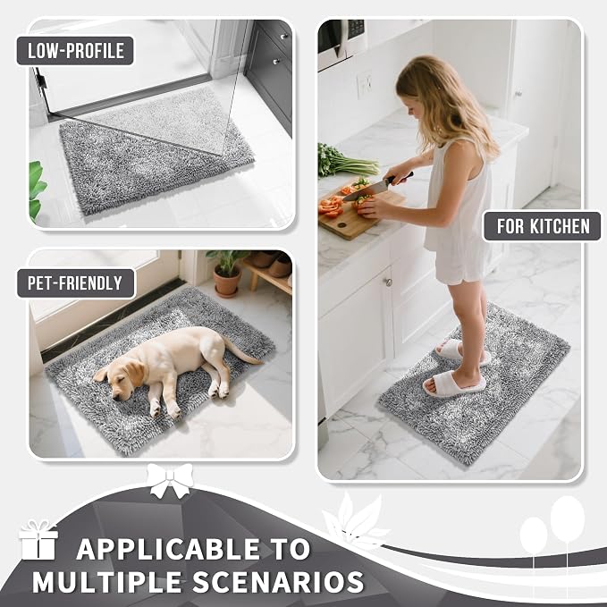 Yimobra Long Bathroom Rugs Runner 55x24 Inch, Extra Thick Soft Absorbent - Image 7