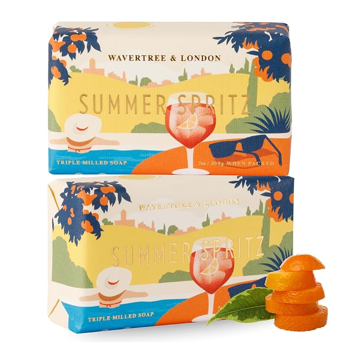 Wavertree & London Summer Spritz Scented Natural Soap, 7oz Moisturizing French by AustralianNaturalSoap