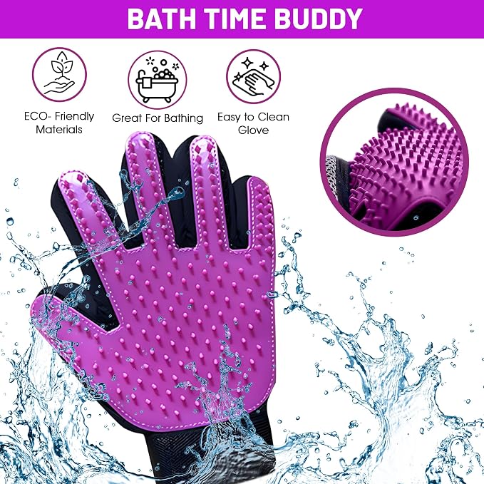 Upgrade Pet Grooming Gloves, Grooming Gloves - Image 4