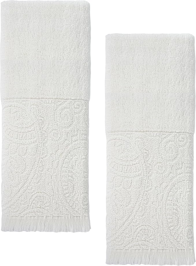 Luxury Decorative Hand Towels Bathroom: 2 Packs 14X30 100% Cotton Turkish by YoulerTex