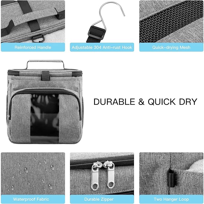 Bukere Portable Shower Caddy Tote Bag - Image 4